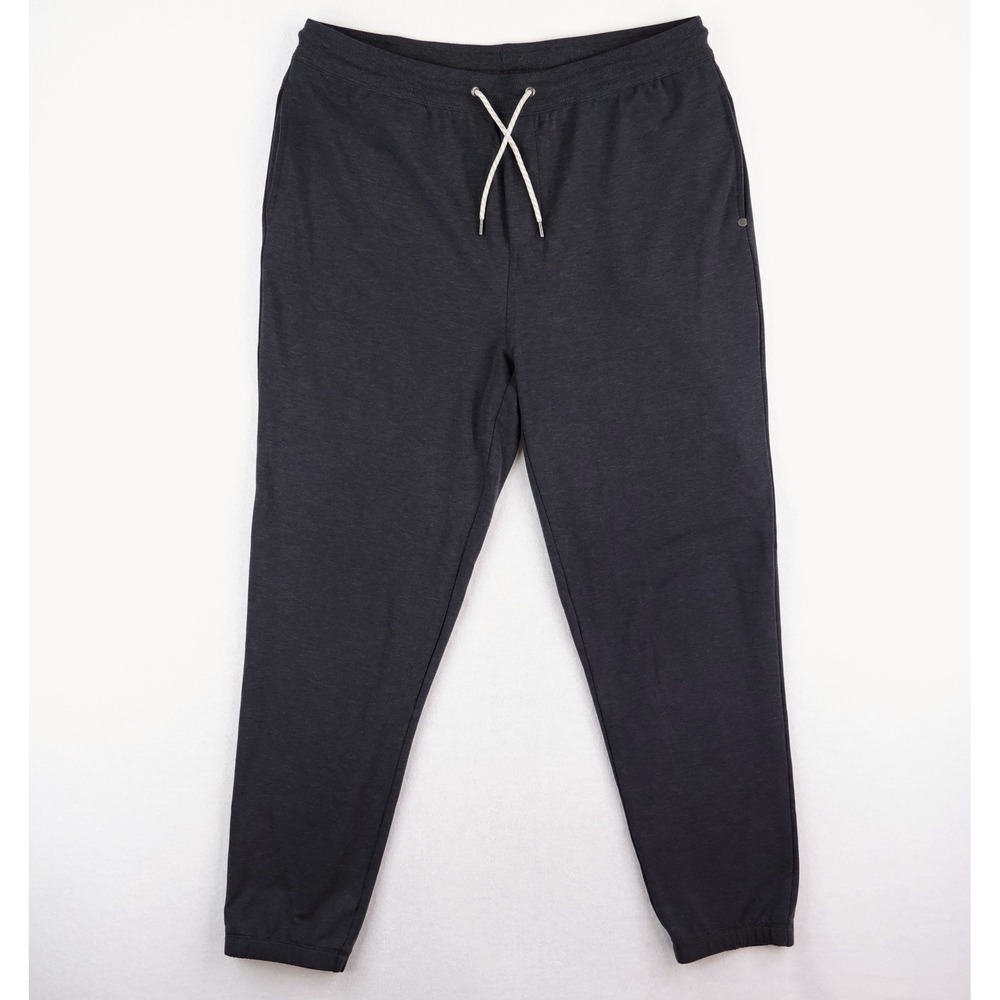 Vuori Austin Jogger Men XL Charcoal Heather Grey Drawstring Active Sweatpants